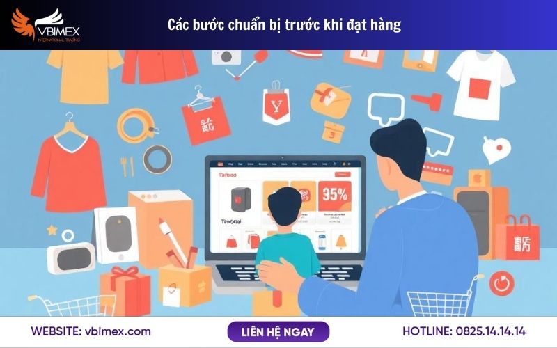 Các bước chuẩn bị trước khi đặt hàng